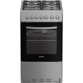 Indesit I5G3PMX Freestanding 50cm Single Gas Cooker - Stainless Steel