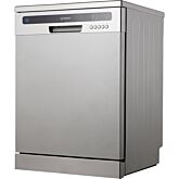 Indesit IN2FE13CNO7SUK 13 Place Setting Push&Go Freestanding Full Size Dishwasher - Silver