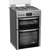 Hotpoint HDD6GDC2WX Freestanding 60cm Electric Double Cooker
