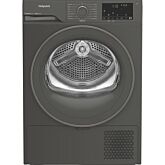 Hotpoint CHSD83MGGUK Freestanding 8kg Heat Pump Tumble Dryer with ColdGuard - Manhattan Gray