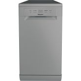 Hotpoint HP2FE10CS90SUK Freestanding 45cm Slimline Dishwasher with 10 Place Settings - Silver
