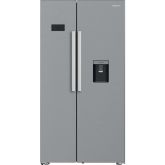 Hotpoint HPG26583WXP4UK Freestanding American Fridge Freezer with FreshShield - Inox