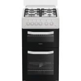 Hotpoint HTG5GCWL Freestanding 50cm Gas Cooker - White