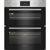 Indesit DUI10DIX Built-In Double Oven - Inox