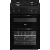 Indesit ITG6GB 60cm Gas Twin Cooker - Black