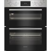 Indesit DUI12DIX Built-In Double Oven - Inox
