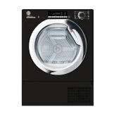 Hoover BATDH7A1TCEB-80 H-DRY 300 PRO Integrated 7kg Heat Pump Tumble Dryer - A+ Energy Rated - Black & Chrome