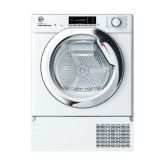 Hoover BATD H7A2TCE-80 H-DRY 300 PRO Integrated 7kg Heat Pump Tumble Dryer - A++ Energy Rated - White & Chrome