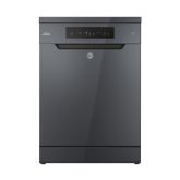 Hoover H-Dish 300 HF 4C7L0A-80 Freestanding 14 Place Setting Dishwasher - Graphite