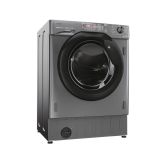 Haier HWDQ90B416FWBRUK Series 4 5/9kg 1600rpm D/A Rated Integrated Washer Dryer - Graphite
