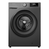 Teknix TK2W814HS 2 Series Freestanding 8kg 1400rpm Washing Machine with Steam - Titanium - A Rated