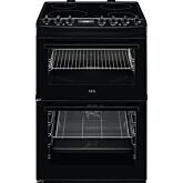 AEG CCX6740ACB Ceramic Electric Cooker with Double Oven