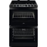 AEG CCB6741MCB 6000 SteamBake Ceramic Electric Cooker with Double Oven