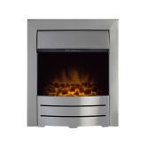 Colorado Inset Electric Fire Brushed Steel