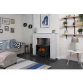 Aurora 54' Palma Fireplace Perola With Lights