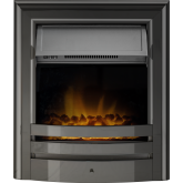 Aurora Borealis Inset Electric Fire Obsidian Black