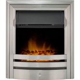 Aurora Borealis Inset Electric Fire Patina Silver