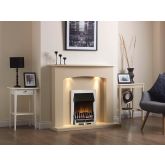 Gb Mantels 48' Cresswell Electric Suite With Led Lights