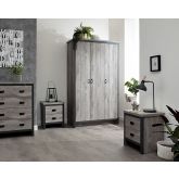 GFW BOS4PCGRY Boston 4 Piece Bedroom Set Grey