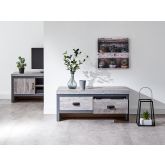 GFW BOSCFTGRY BOSTON 2 DRAWER COFFEE TABLE GREY
