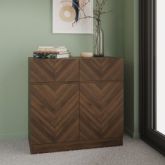 GFW CATCSBWAL CATANIA COMPACT SIDEBOARD ROYAL WALNUT