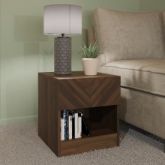 GFW CATLAMWAL CATANIA LAMP TABLE ROYAL WALNUT