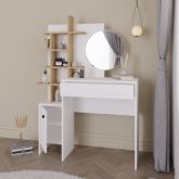 GFW FRJDRTWHO FREYJA DRESSING TABLE WHITE/OAK