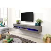 GFW GAL150GGG GALICIA 150CM WALL TV UNIT WITH LED GREY