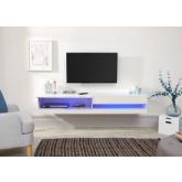 GFW GAL150WWG GALICIA 150CM WALL TV UNIT WITH LED WHITE