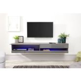 GFW GAL180GGG GALICIA 180CM WALL TV UNIT WITH LED GREY