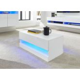GFW GALCOFWHT GALICIA COFFEE TABLE WITH LED WHITE