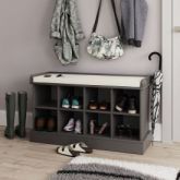 GFW KEMSHBGRY KEMPTON SHOE BENCH GREY