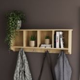 GFW KEMWRKOAK KEMPTON WALL RACK OAK