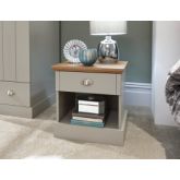 GFW KEN1BSGRY KENDAL 1 DRAWER BEDSIDE GREY