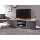 GFW KENLTVSBL KENDAL LARGE TV UNIT SLATE BLUE