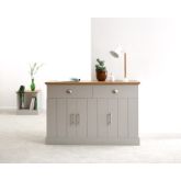 GFW KENSBLGRY KENDAL LARGE SIDEBOARD GREY