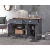 GFW KENSBLSBL KENDAL LARGE SIDEBOARD SLATE BLUE