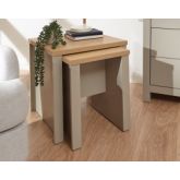 GFW LANNSTGRY LANCASTER NESTING TABLES GREY