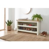 GFW LANSSBCRM LANCASTER SIMPLE SHOE BENCH CREAM