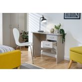GFW PAN2SDGRY PANAMA 2 DRAWER DESK GREY