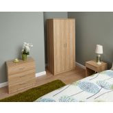 GFW PAN3PCOAK PANAMA 3PCE BEDROOM SET OAK