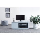 GFW POLTVUGRY POLAR HIGH GLOSS LED TV UNIT GREY