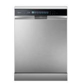 Midea MDWEF1433G(SS)-WG-UK Freestanding 60cm 14 place model, B class, 3 Racks, Touch UI
