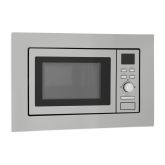 Montpellier MWBI17-300 700W Slim Depth Solo Microwave Stainless Steel - 17ltr - LED