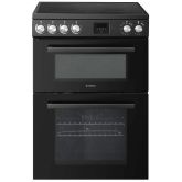 Teknix TKED54B Ceramic Double Oven Cooker 50Cm Black