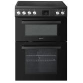 Teknix TKED64INDB Double Oven Induction Cooker 60Cm Black