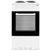 Beko KS530W 50cm Single Cavity Electric Cooker - White