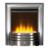 Aurora Neo Inset Electric Fire Patina Silver