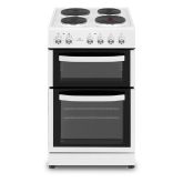 New World NWMID54DEW 50Cm Double Oven Solid Plate Cooker