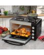 Daewoo SDA1609GE 3000W 32L Electric Oven with Hot Plates
